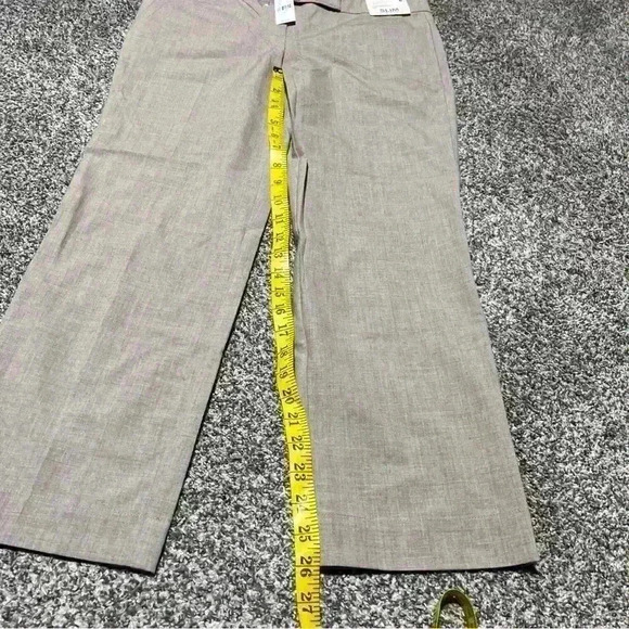 New York And Company City Stretch Luxe Ankle Slim Stretch Tan Pants Size 6 NWT - Picture 5 of 12